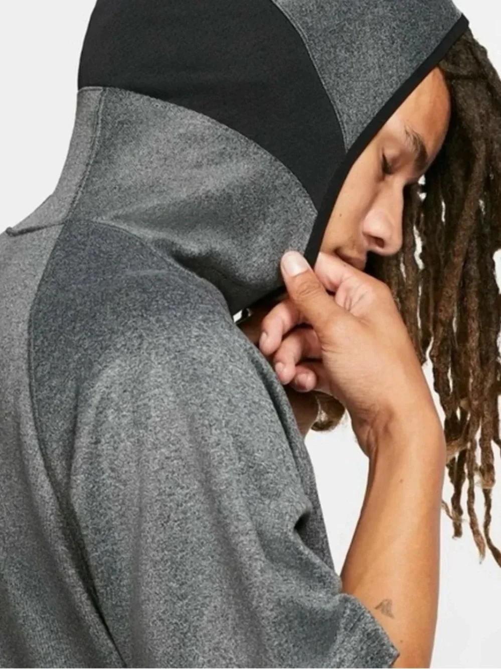 Nike Men's Dry Spotlight Basketball Dri Fit Short Sleeve Hoodie Size Large